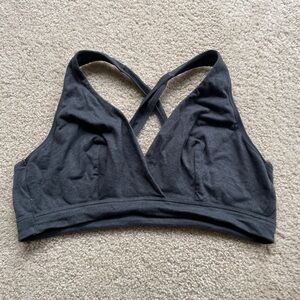 Playtex Women's Gray Cross-Back Bralette